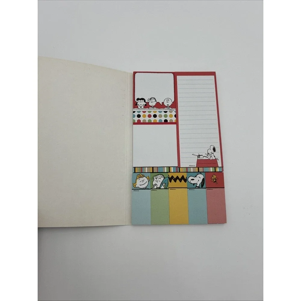 Hallmark Peanuts Charlie Brown Snoopy Sticky Note Set 2010 Stationery Collection